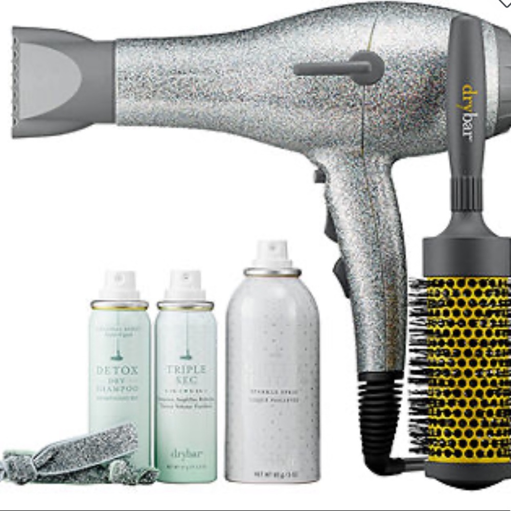 drybar glitter gang set.